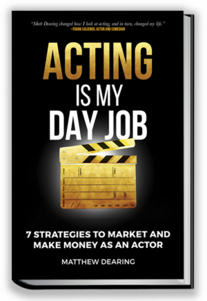 book acting is my day job