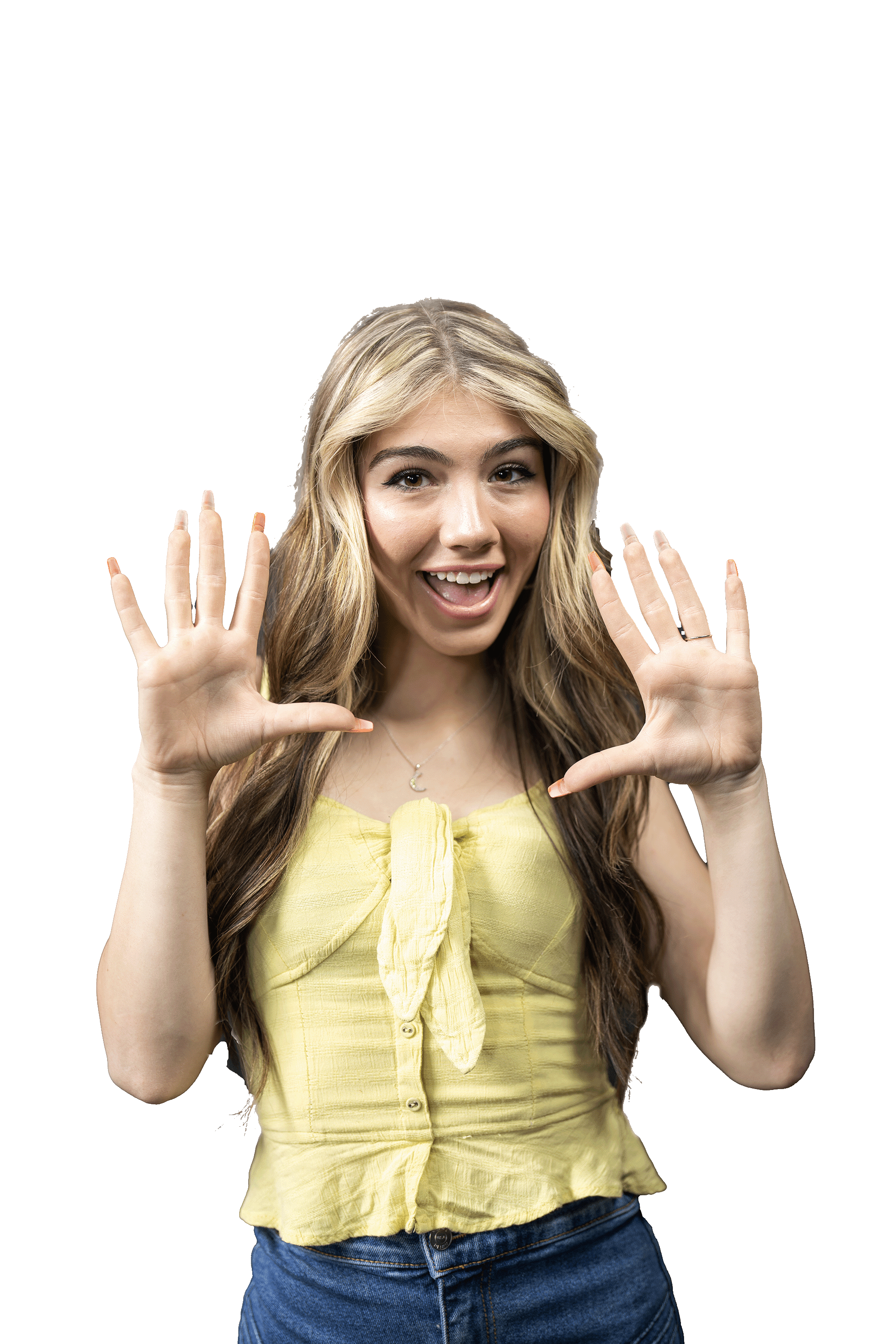 A teen student mid-scene at Dearing Acting Studio in Phoenix