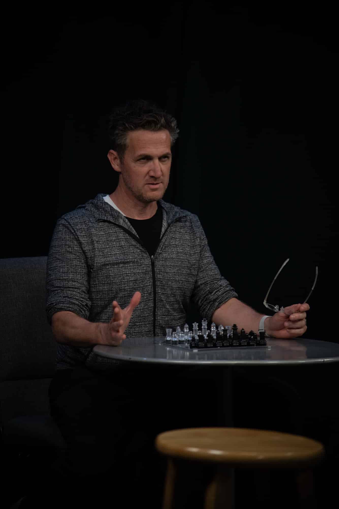Matthew Dearing coaching a scene at a Dearing Acting Studio Masterclass