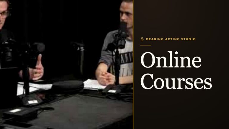 Online Courses, an episode of the Dearing Acting Studio Podcast