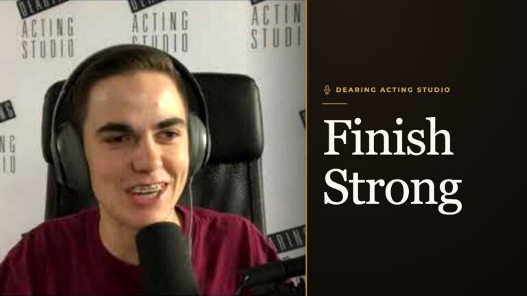 An episode of the Dearing Acting Studio Podcast